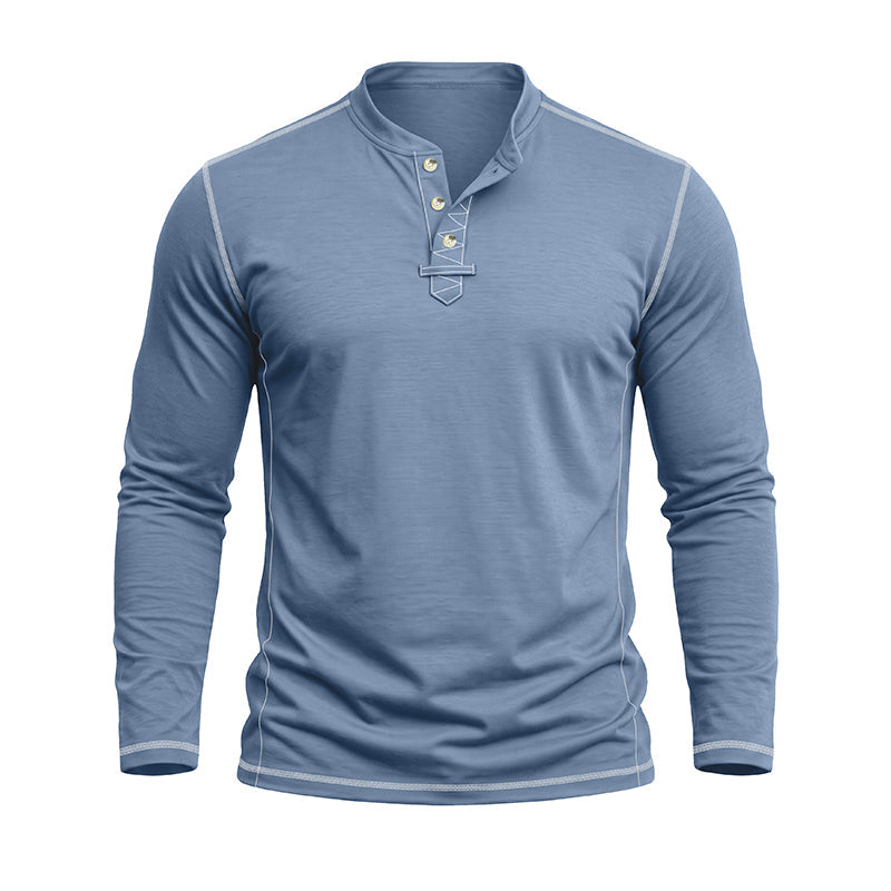 Daniel Long-Sleeve Henley T-Shirt