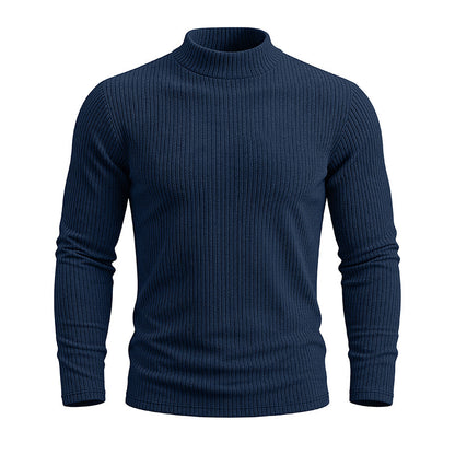 AJAY Mock Neck Long Sleeve Top