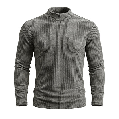 AJAY Mock Neck Long Sleeve Top