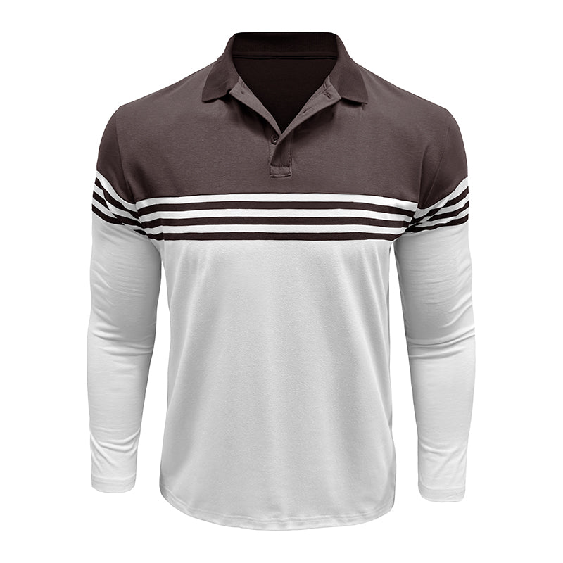 Classic Striped Panel T-Shirt
