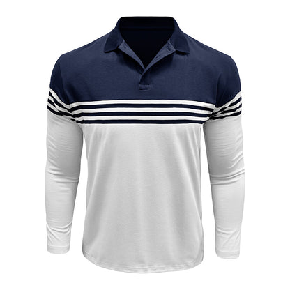 Classic Striped Panel T-Shirt